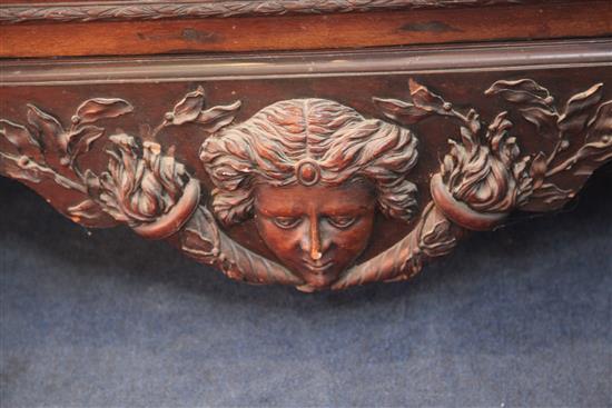 An 18th century Irish style mahogany coffer, W.4ft D.2ft 2in. H.2ft 9in.